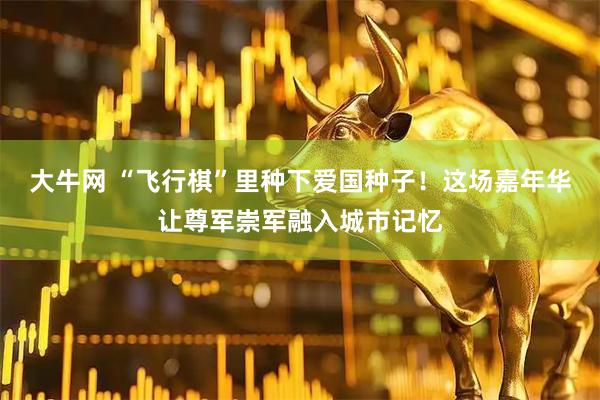 大牛网 “飞行棋”里种下爱国种子！这场嘉年华让尊军崇军融入城市记忆