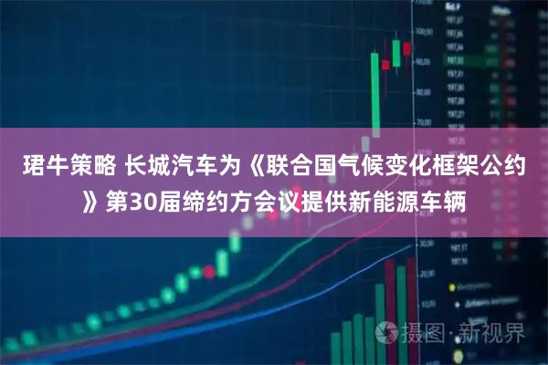 珺牛策略 长城汽车为《联合国气候变化框架公约》第30届缔约方会议提供新能源车辆