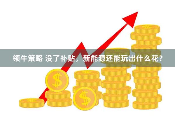 领牛策略 没了补贴，新能源还能玩出什么花？