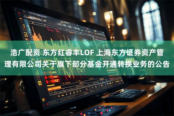 浩广配资 东方红睿丰LOF 上海东方证券资产管理有限公司关于旗下部分基金开通转换业务的公告